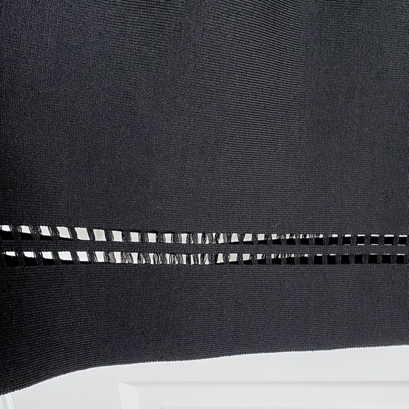 H&M Fine Knit Bodycon Black Dress - Small - Picture 4 of 7